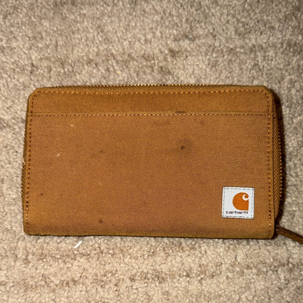 Carhartt Tan Canvas Wallet